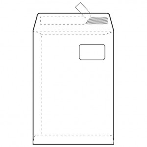 Kuverte - vrećice C4-PD BB strip 90g pk250