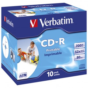 CD-R 700/80 52x JC AZO printable Verbatim