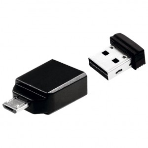 Memorija USB 16GB Store'n'Stay Nano s micro USB adapterom Verbatim_1